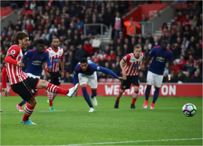 Manolo Gabbiadini vs Manchester United Manolo Gabbiadini vs Manchester United