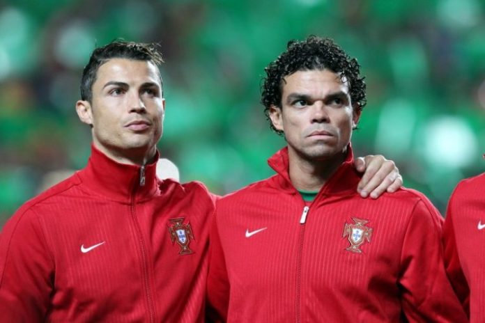Cristiano Ronaldo dan Pepe Cristiano Ronaldo dan Pepe