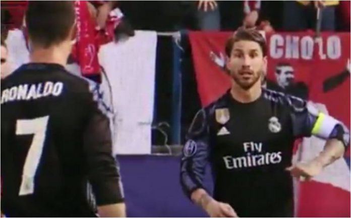Ronaldo dan Sergio Ramos Ronaldo dan Sergio Ramos