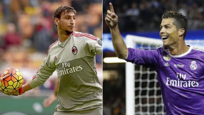 Gilaluigi Donnarumma dan Cristiano Ronaldo Gilaluigi Donnarumma dan Cristiano Ronaldo