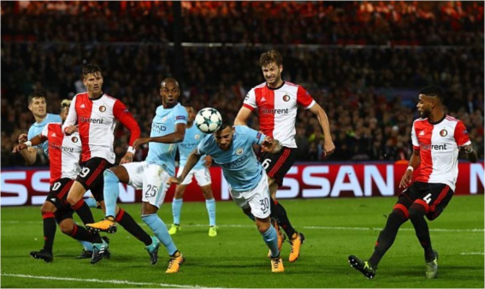 Liga Champions - Hasil Feyenoord vs Manchester City, Liga Champions 14/9/2017 Liga Champions - Hasil Feyenoord vs Manchester City, Liga Champions 14/9/2017