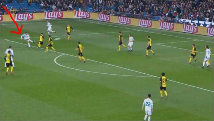 Hasil Liga Champions, Real Madrid vs Borussia Dortmund Cristiano Ronaldo menendang bola yang akhirnya menjadi gol kedua Real Madrid ke gawang Borussia Dortmund, Kamis dinihari WIB