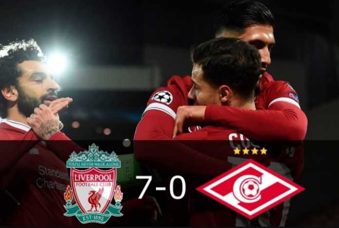 Liverpool 7-0 Menang besar-besaran, Jurgen Klopp tetap mengakui perjuangan Spartak Moscow di laga Liga Champions mereka.
