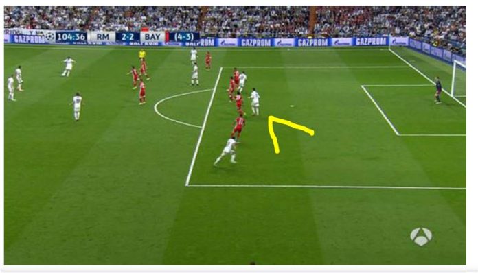 Ronaldo offside Ronaldo offside