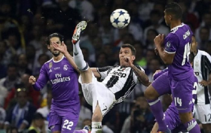 Gol Mario Mandzukic - Juventus vs Real Madrid - Liga Campions 2017 Gol Mario Mandzukic - Juventus vs Real Madrid - Liga Campions 2017