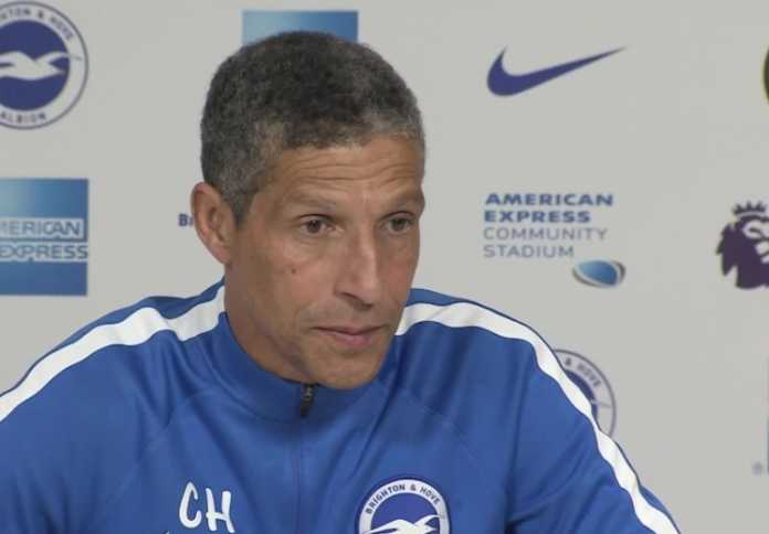Chris Hughton Chris Hughton mengatakan tim Brighton asuhannya