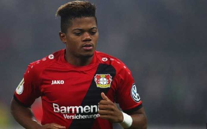 Leon Bailey Dibidik Chelsea dan Arsenal Chelsea bertarung hadapi Arsenal demi pemain sayap Bayer Leverkusen, Leon Bailey, yang sama-sama ingin mereka datangkan Januari nanti.