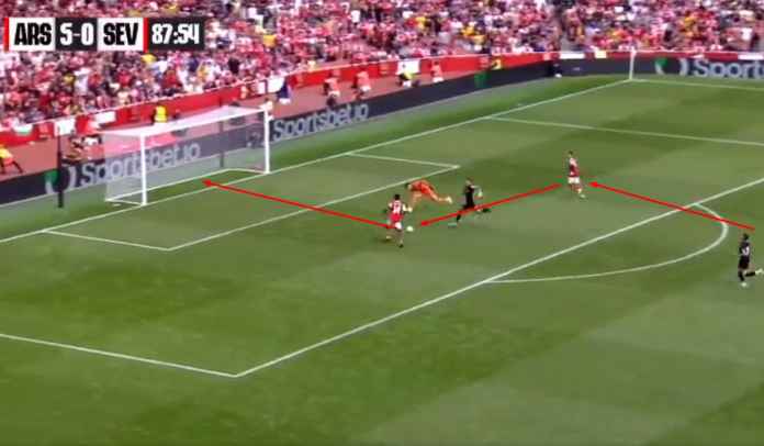 Arsenal menang 6-0 atas Sevilla Piala Emirates : Gabriel Jesus Hattick, Arsenal Cukur Sevilla Enam Gol Tanpa Balas