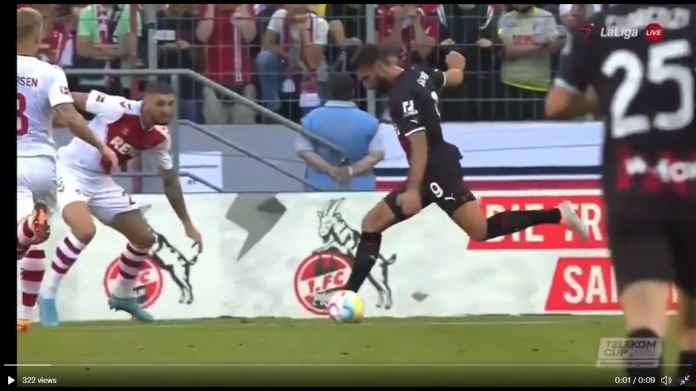 Giroud lawan FC Koln Singa Tua Olivier Giroud Bawa AC Milan Menang Dua Gol di FC Koln