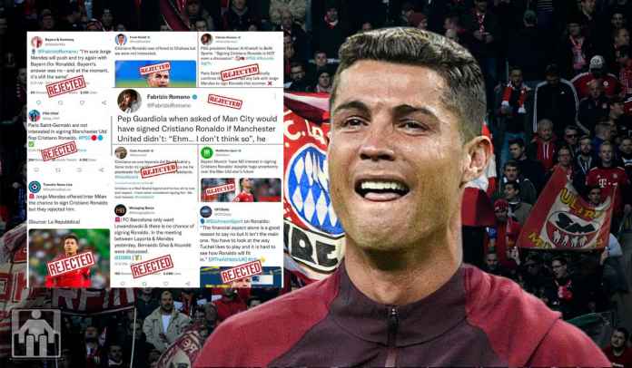 Bayern Kembali Tegaskan Tolak Transfer Ronaldo, Tagar #Rejected Trending di Twitter