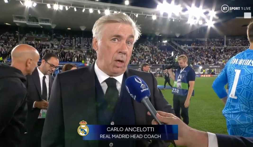 Ancelotti Dukung Benzema Menangi Ballon d'Or Usai Madrid Juara Piala Super Eropa