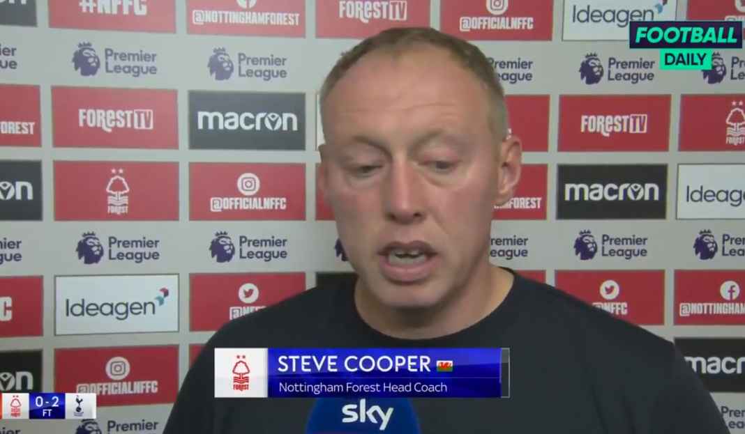 Cooper sesali kekalahan Forest Pelatih Nottingham Forest Kecewa Kalah, Sesalkan Gol Kedua Tottenham Hotspur