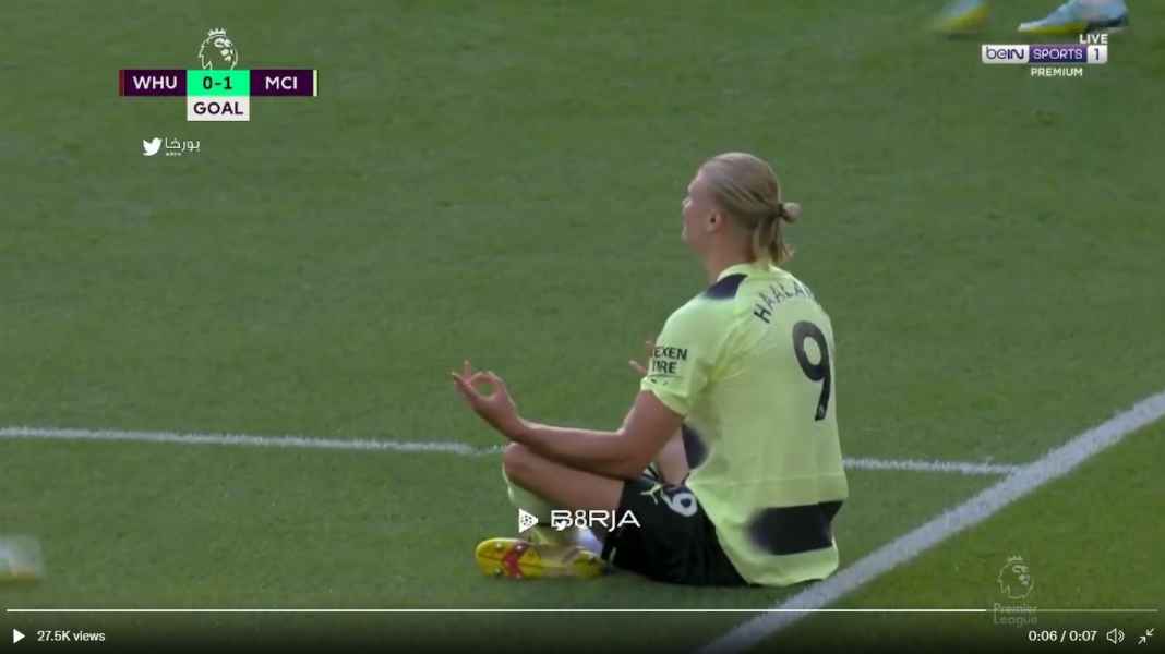 Erling Haaland kontra WHU Tidak Lupa Yoga! Gol Pertama Haaland Untuk Manchester City di Liga Inggris