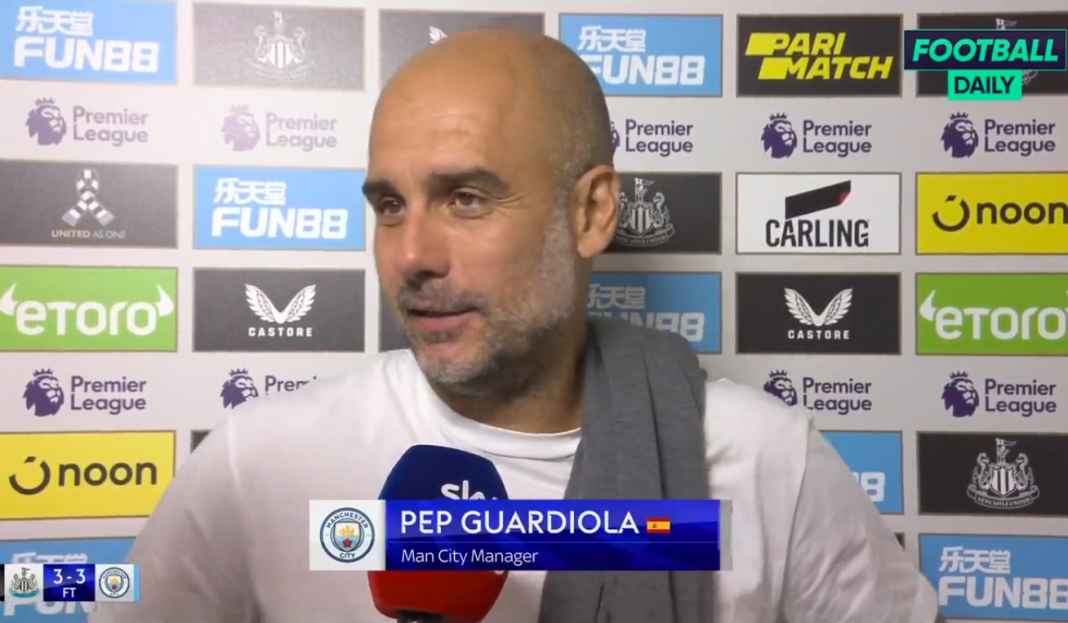 Guardiola sebut Newcastle lawan terberat Man City Tertahan, Pep Guardiola Akui Newcastle United Salah Satu Lawan Terberat
