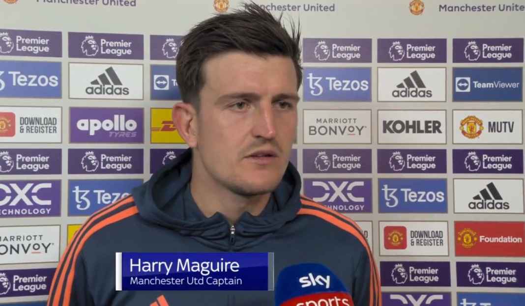Harry Maguire minta Man Utd meningkat Harry Maguire Akui Manchester United Ulang Kesalahan Seperti Musim Lalu