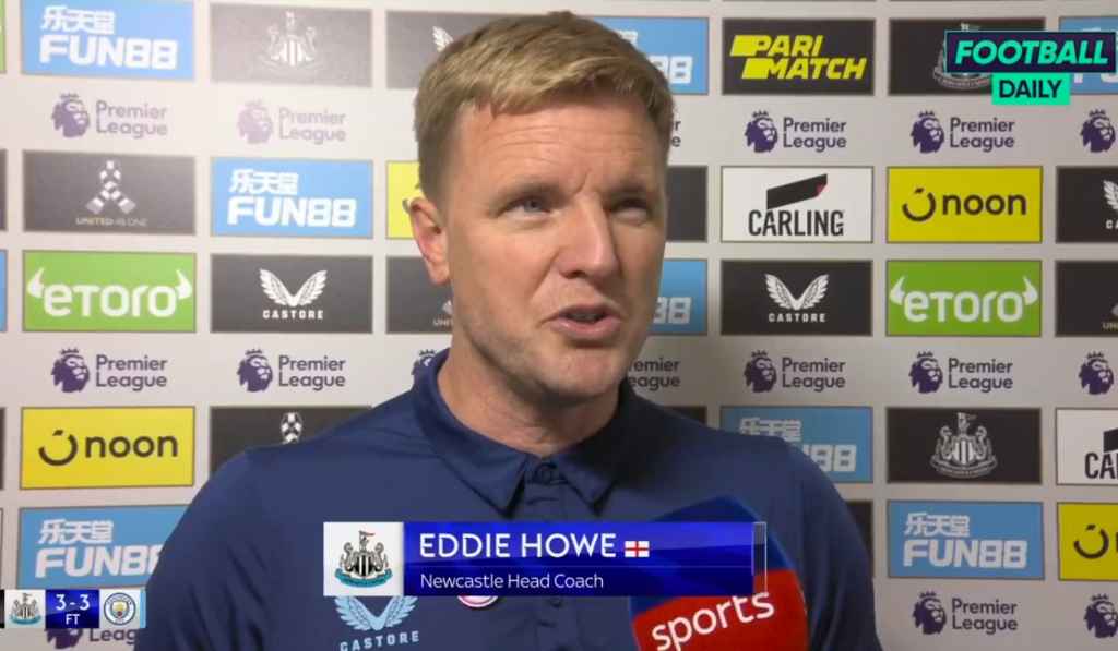 Eddie Howe Puji Reaksi Newcastle United Saat Tahan Imbang Manchester City