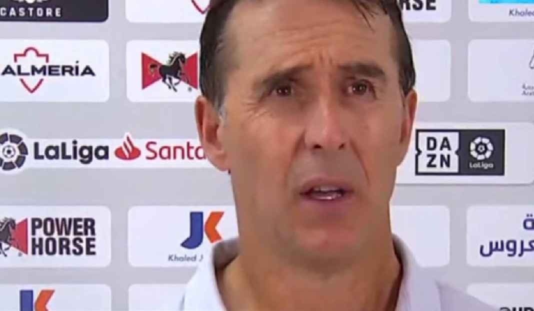 Julen Lopetegui Semprot Pemain Usai Sevilla keok Kontra Almeria Sevilla Keok Lawan Almeria Julen Lopetegui Sentil Pemain