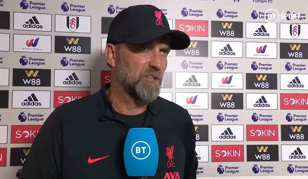 Klopp senang dengan performa Nunez Jurgen Klopp Puji Kinerja Darwin Nunez Usai Hasil Imbang Liverpool Kontra Fulham