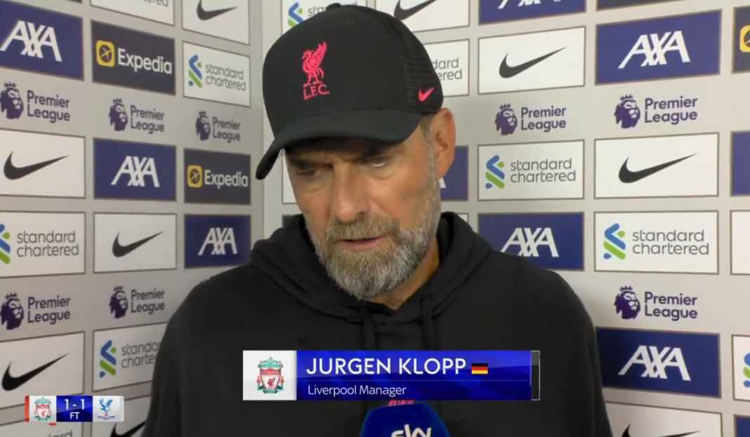 Reaksi Jurgen Klopp Usai Kartu Merah Darwin Nunez Selama Laga Liverpool vs Palace