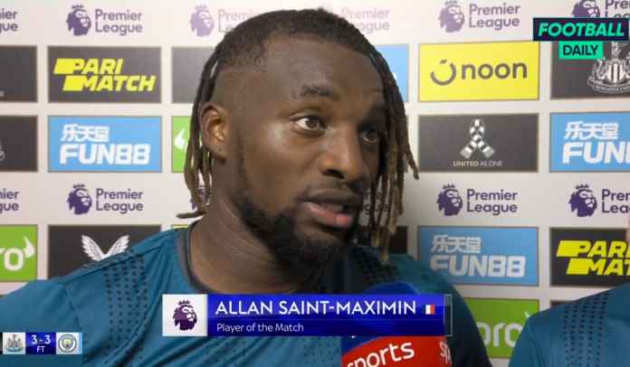Saint-Maximin Optimis Soal Masa Depan Newcastle Usai Imbangi Manchester City