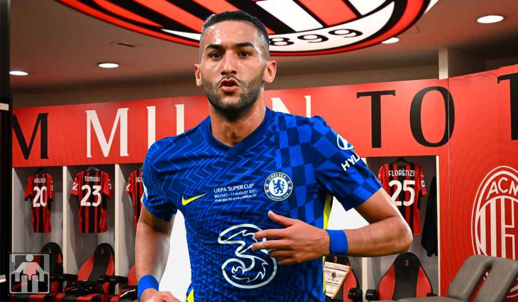 Milan usahakan transfer Ziyech AC Milan Buka Kembali Pembicaraan Transfer Gelandang Chelsea Hakim Ziyech