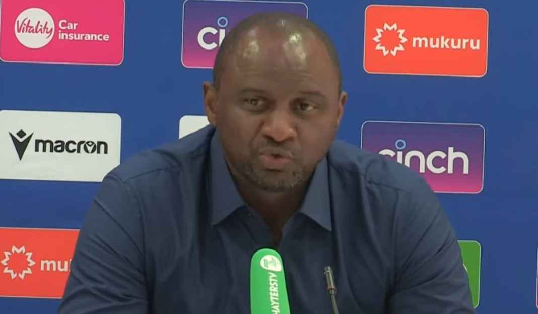 Patrick Vieira Semprot Pemain Palace Usai Kontra Arsenal Patrick Vieira Sentil Keras Pemain Crystal Palace Usai Dihajar Arsenal