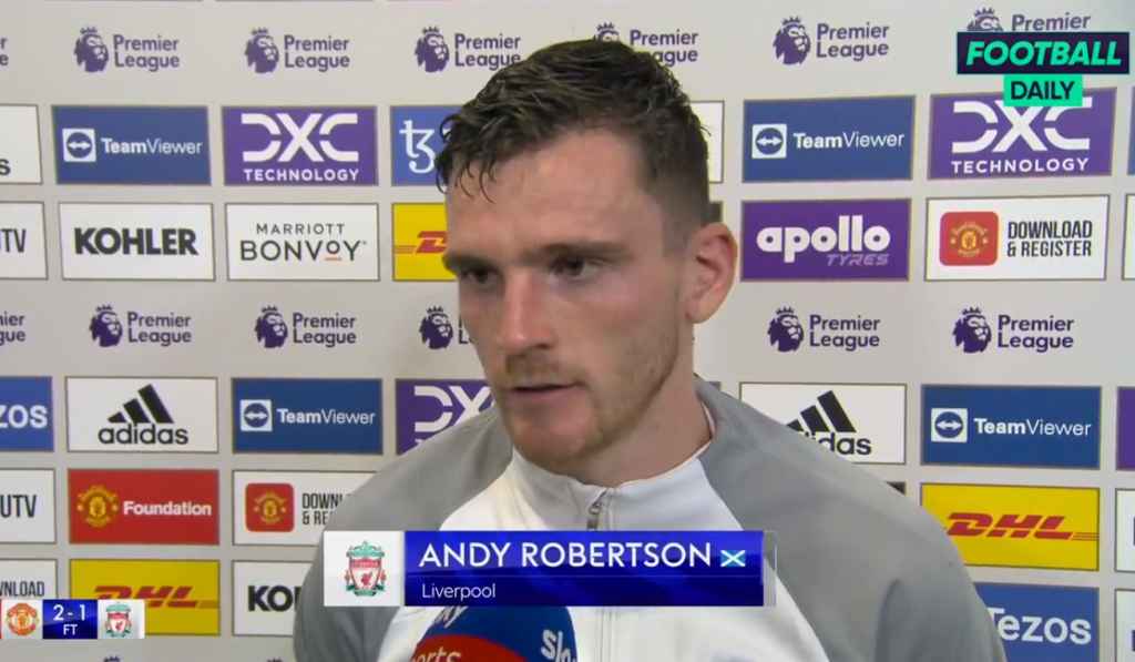 Andrew Robertson Sesali Gol Pertama Man Utd, Minta Liverpool Nggak Mudah Kebobolan