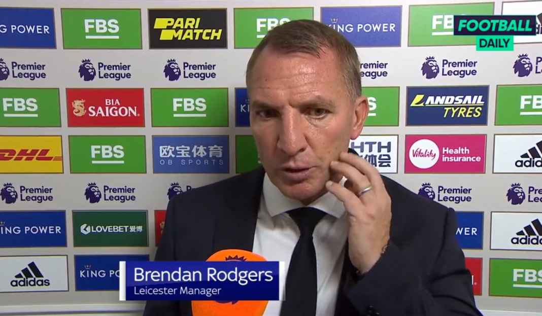 Rodgers jelaskan absennya Fofana dan Tielemans Brendan Rodgers Jelaskan Kenapa Wesley Fofana dan Youri Tielemans Absen Tadi Malam