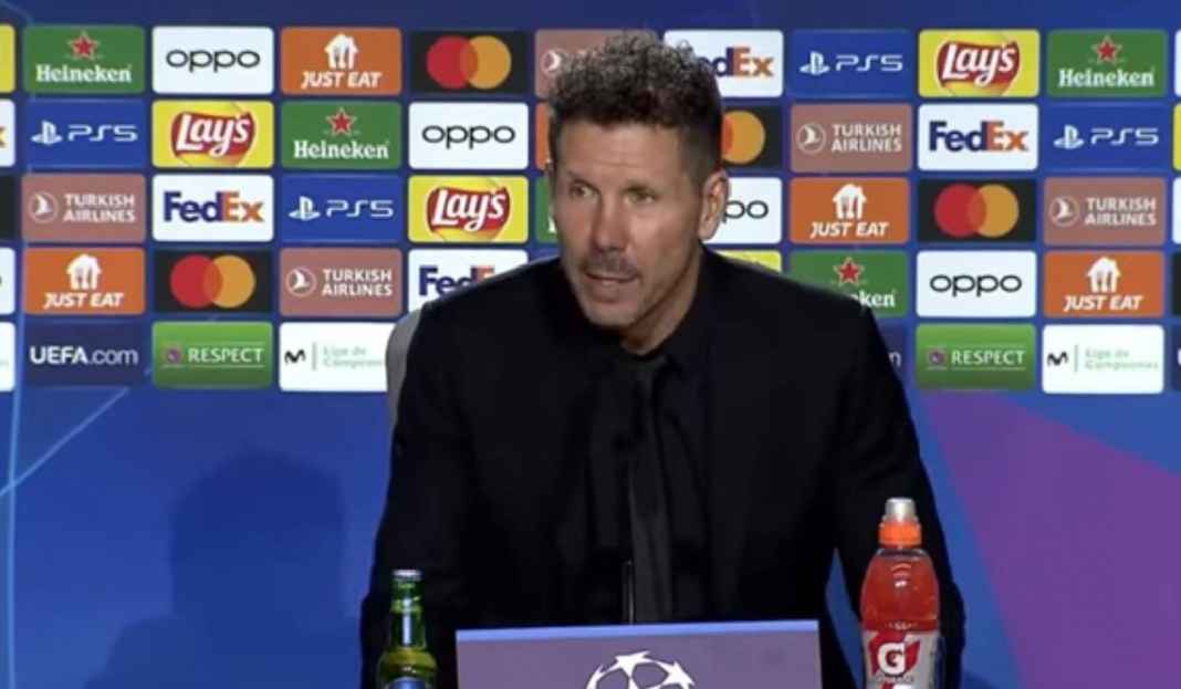 Diego Simeone Tak Puas dengan Penampilan Atletico Lawa FC Porto Ada Drama Gol di Menit Akhir Aletico Madrid Lawan FC Porto, Diego Simeone Bilang Apa?