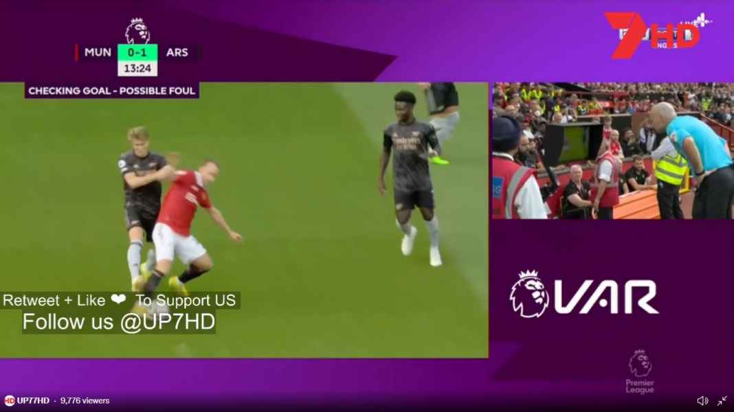 Eriksen Di-Whack oleh Kapten Arsenal, Gol Martinelli Dibatalkan Wasit