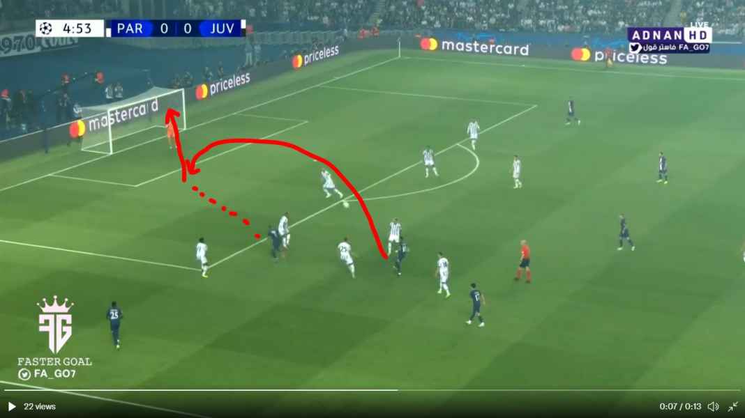 Gol Kylian Mbappe, Assist Neymar 4 Menit 56 Detik Gol Kylian Mbappe, Assist Neymar, Juventus Tertinggal