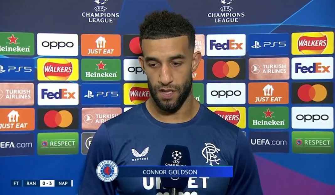Goldson tentang kekalahan Rangers Connor Goldson Akui Rangers Dalam Masa Sulit Usai Kalah Tiga Kali Beruntun