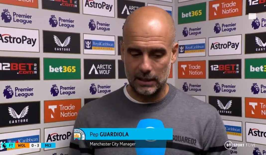 Guardiola tentang kemenangan City Meski Manchester City Menang Besar, Pep Guardiola Tetap Puji Kualitas Wolves