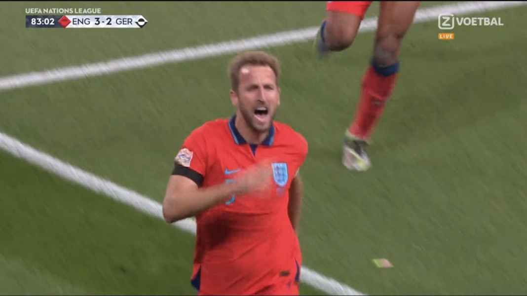 Harry Kane gol ketiga Inggris Inggris Lawan Jerman di UEFA Nations League, Tumpul Selama Babak Pertama, 6 Gol Paruh Kedua