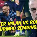 Kabar Baik Untuk Mourinho Jelang Inter Milan vs AS Roma, Pertarungan Dua Tim Terluka - gilabola