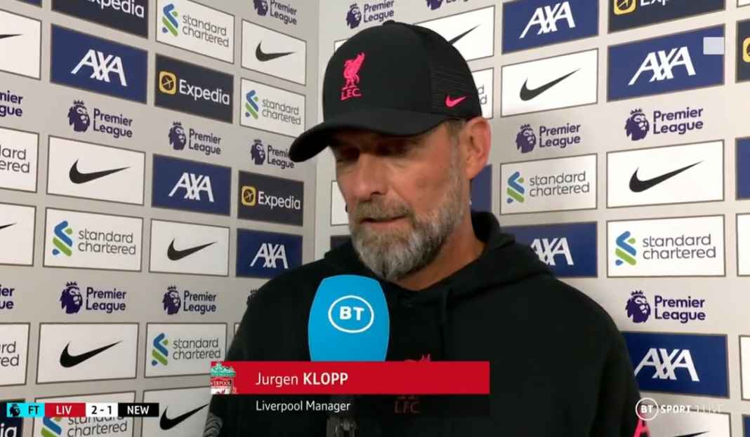 Klopp tentang kemenangan Liverpool vs Newcastle Liverpool Menang Dramatis, Klopp Tunjuk Pemain Ini Sebagai Pemain Terbaiknya