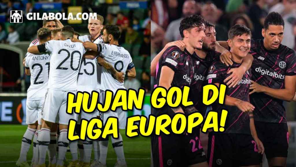 Liga Europa HUJAN GOL, Man United dan Roma Aman, Gol Pertama Ronaldo - gilabola