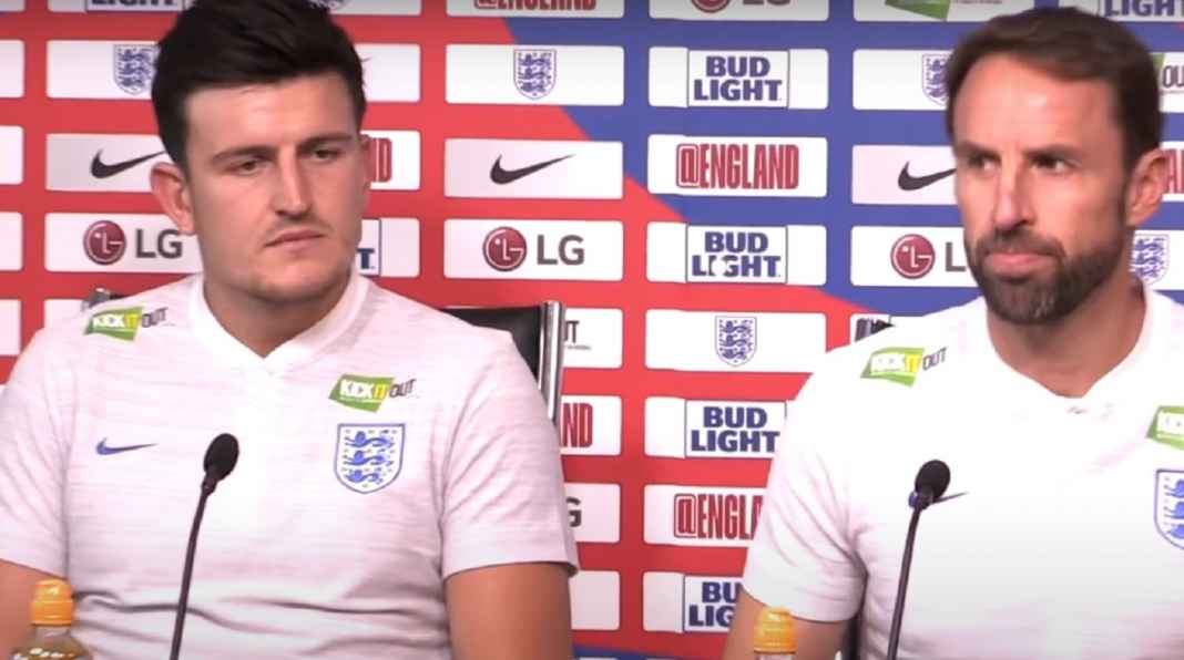 Liga Internasional, Harry Maguire, Gareth Southgate, Manchester United, Timnas Inggris Tersingkir di Manchester United, Gareth Southgate Janjikan Tempat Bagi Harry Maguire di Timnas Inggris