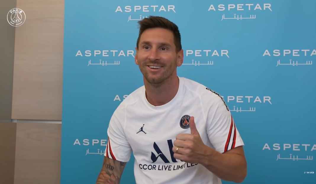 Messi senang main bareng Neymar di PSG Lionel Messi Ungkap Kebahagiaannya Main Bareng Bintang Ini di Paris Saint-Germain