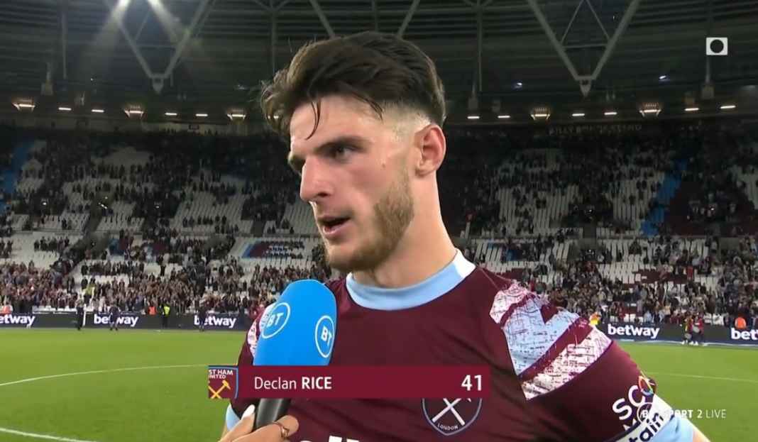 Rice tentang hasil imbang West Ham Declan Rice Bangga Mainkan 200 Laga Untuk West Ham, Yakin Pantas Menang Atas Spurs