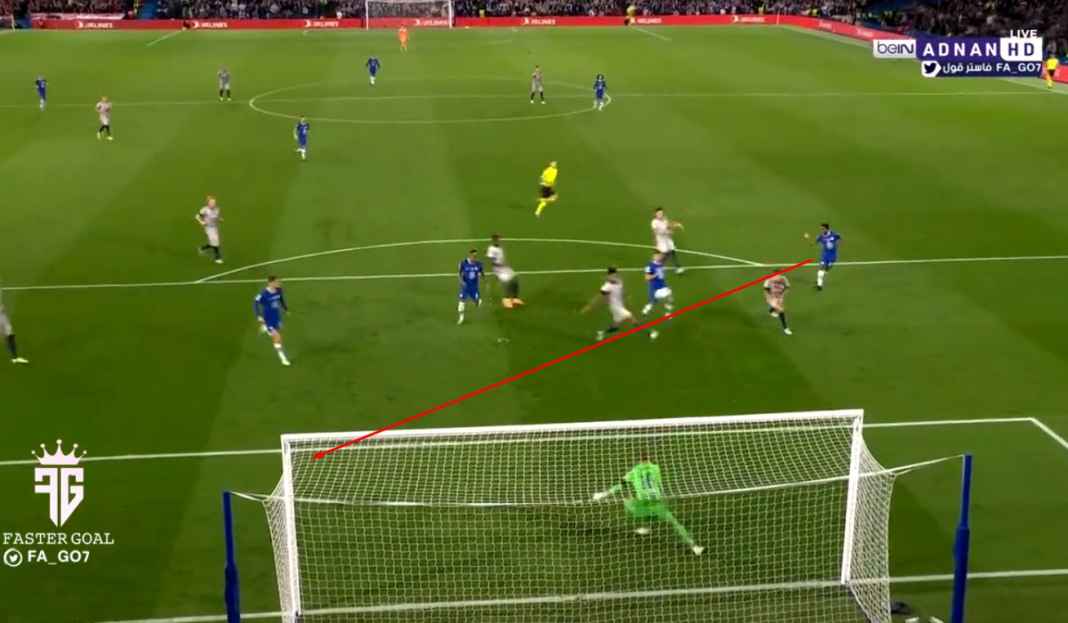 Sterling buka skor untuk Chelsea Sterling Sudah 250 Gol+Assist Sepanjang Karir Usai Pecah Kebuntuan Untuk Chelsea