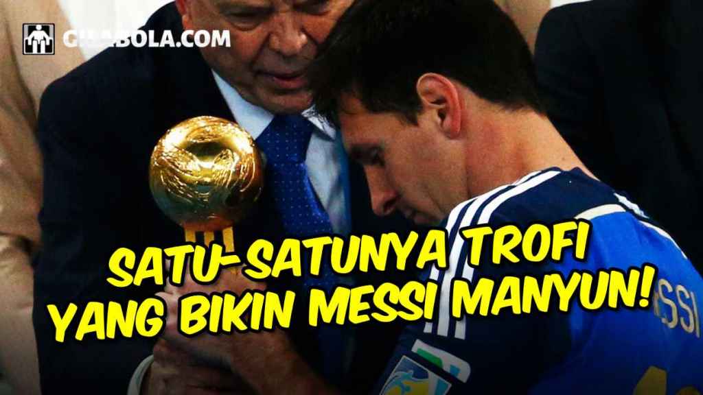 Trofi Individu Piala Dunia Yang Terlupakan, Messi Cemberut, Zidane Kontroversial, Pogba Terbaik - gilabola