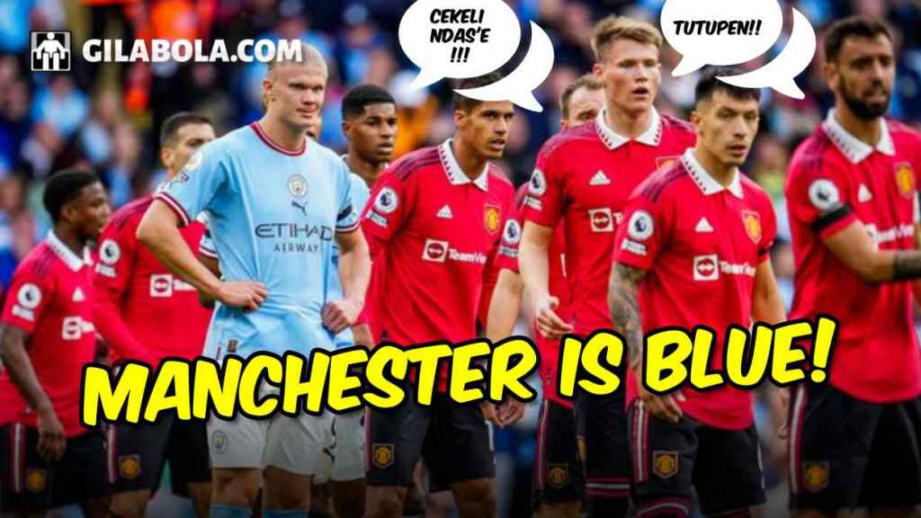 Analisa Taktik Manchester City vs Manchester United, Pelajaran Penting Bagi Setan Merah Yang Dulu Tolak Erling Haaland - gilabola