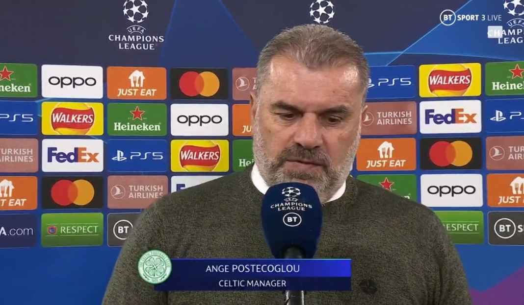 Ange Postecoglou tentang kekalahan Celtic Ange Postecoglou Kecewa Berat Celtic Kalah, Merasa Sedih Untuk Pemain dan Fans