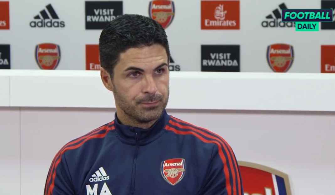 Arteta dalam konferensi pers Arsenal Mikel Arteta Yakin Arsenal Tim Terbaik Inggris, Bertekad Jadi Juara di Akhir Musim
