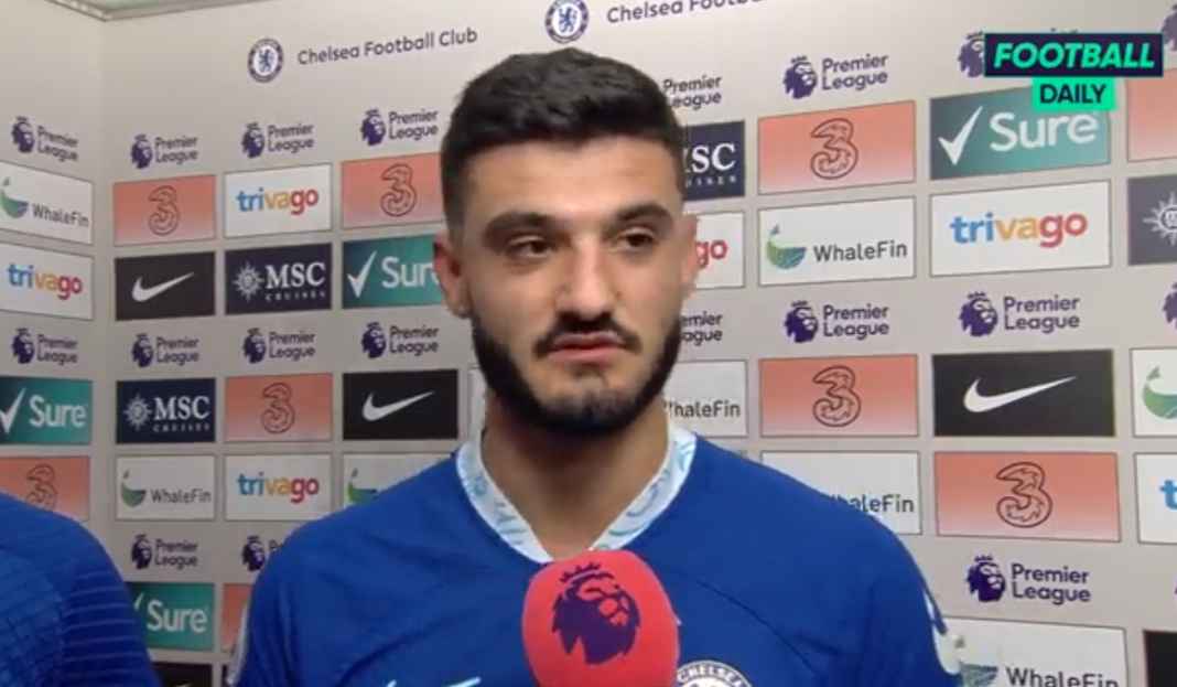 Broja senang bukan keran gol di Chelsea Armando Broja Ungkap Rasa Kebahagiannya Usai Pecah Telur Gol Bagi Chelsea