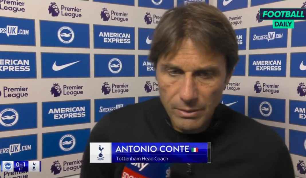 Conte tentang kemenangan Spurs Antonio Conte Puas Tottenham Tunjukkan Karakter Hebat Usai Menang Atas Brighton