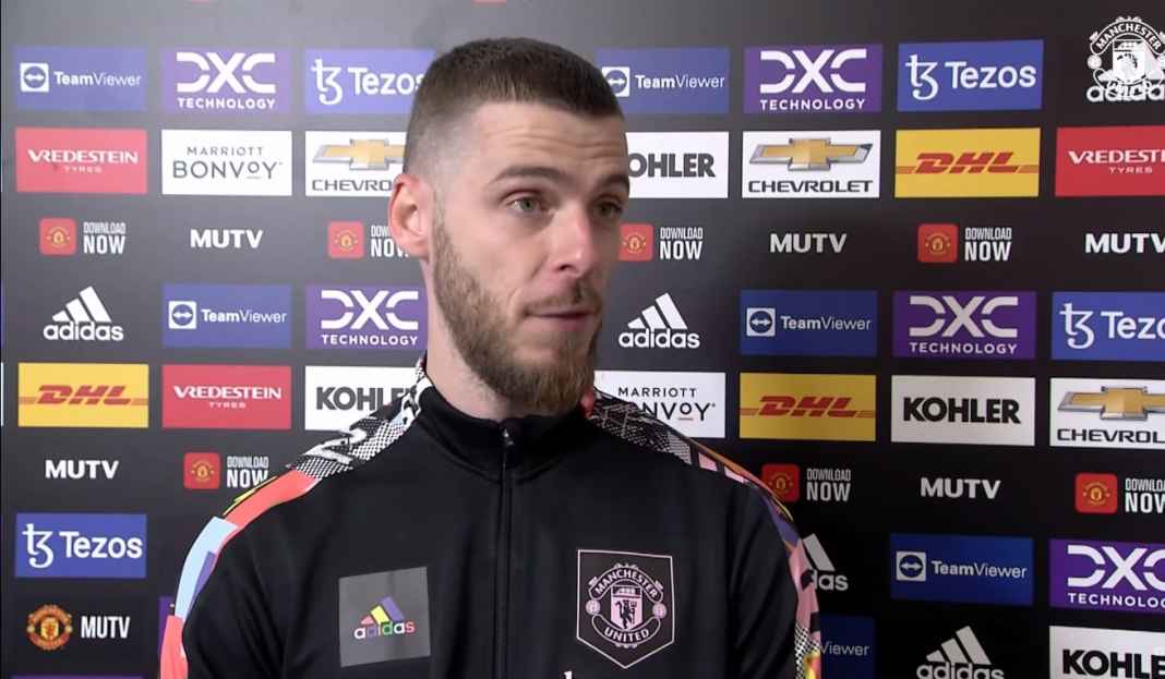 De Gea tentang kemenangan MU Man Utd Clean Sheet Lagi, David de Gea Merendah, Puji Kontribusi Semua Anggota Tim