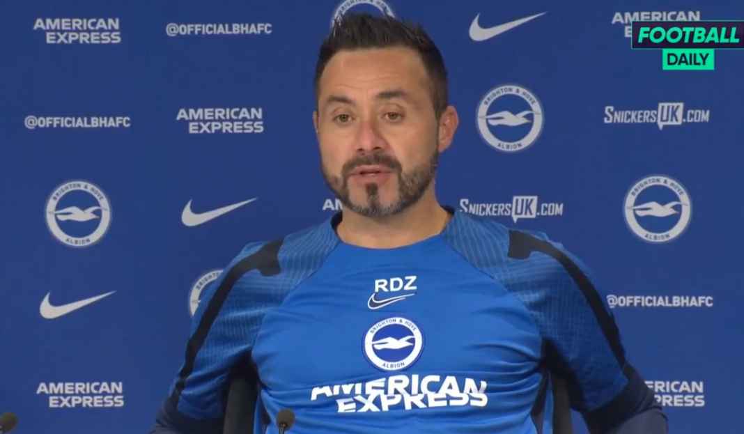 De Zerbi berterima kasih pada Potter Roberto De Zerbi Berterima Kasih Pada Graham Potter, Tapi Brighton Siap Bungkam Chelsea