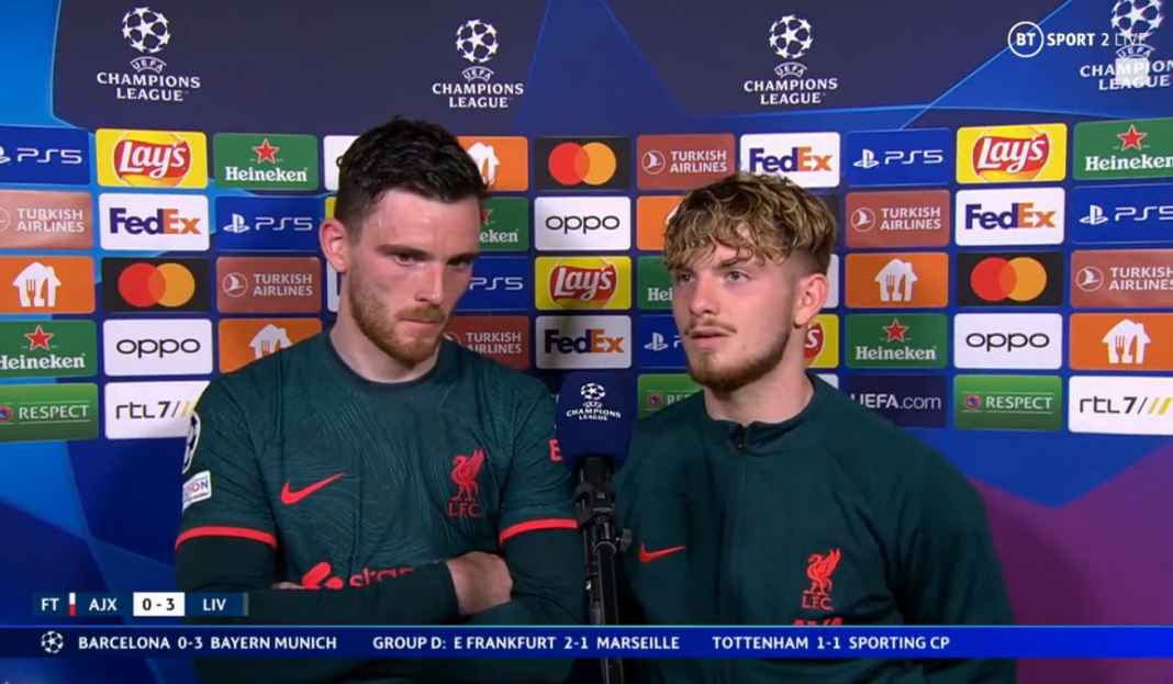 Elliot bicarakan golnya untuk Liverpool Cetak Gol Ketiga Liverpool, Harvey Elliot : Kaki Kanan Saya Nggak Cuma Buat Berdiri!